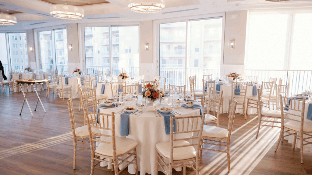 The ocean view ballroom at NJ wedding venue ICONA Diamond Beach