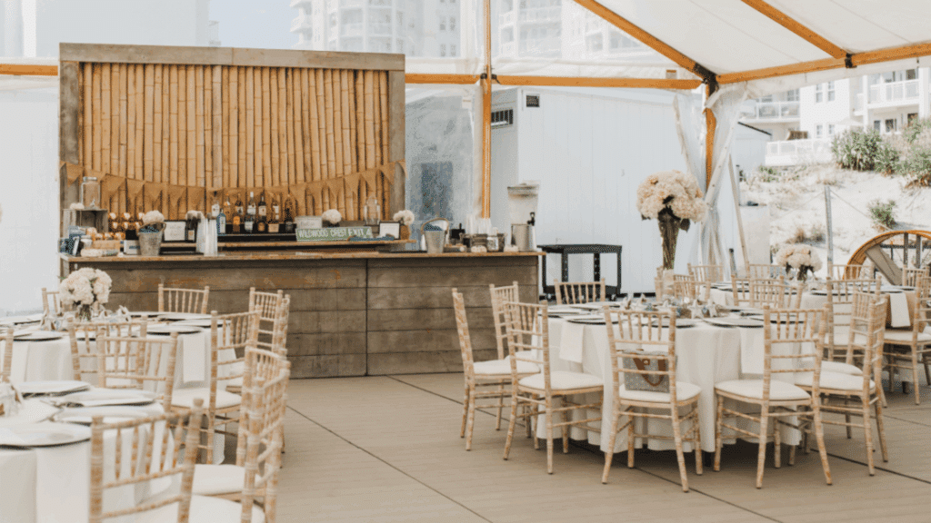 The Pavilion wedding venue at ICONA Diamond Beach in NJ