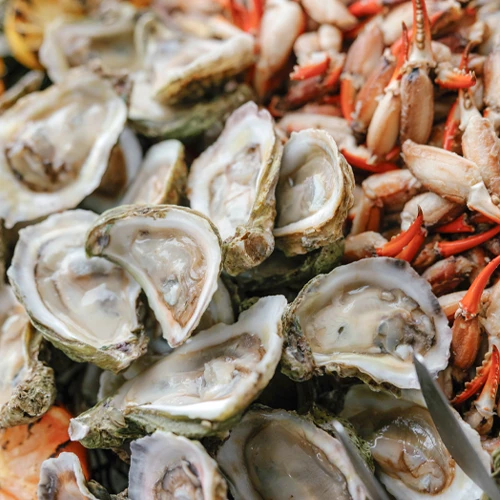 Oysters for the wedding day
