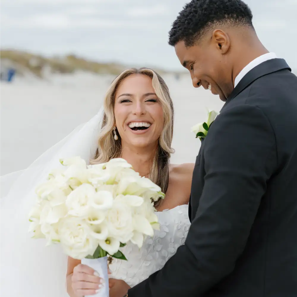 Perfect beach wedding