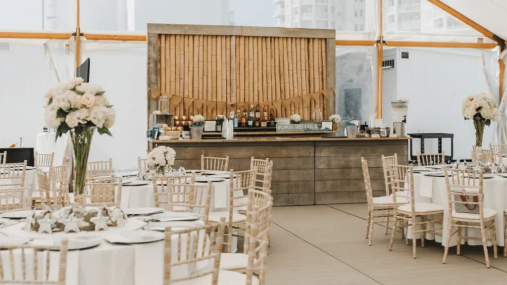 Pavillion wedding event venue at ICONA Diamond Beach