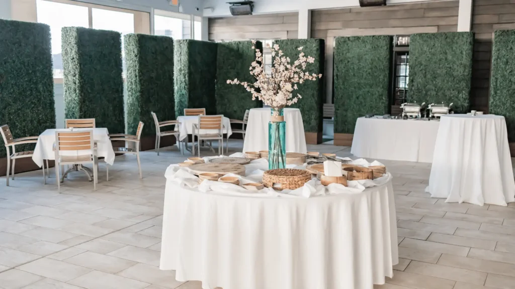 Veranda venue for bridal shower