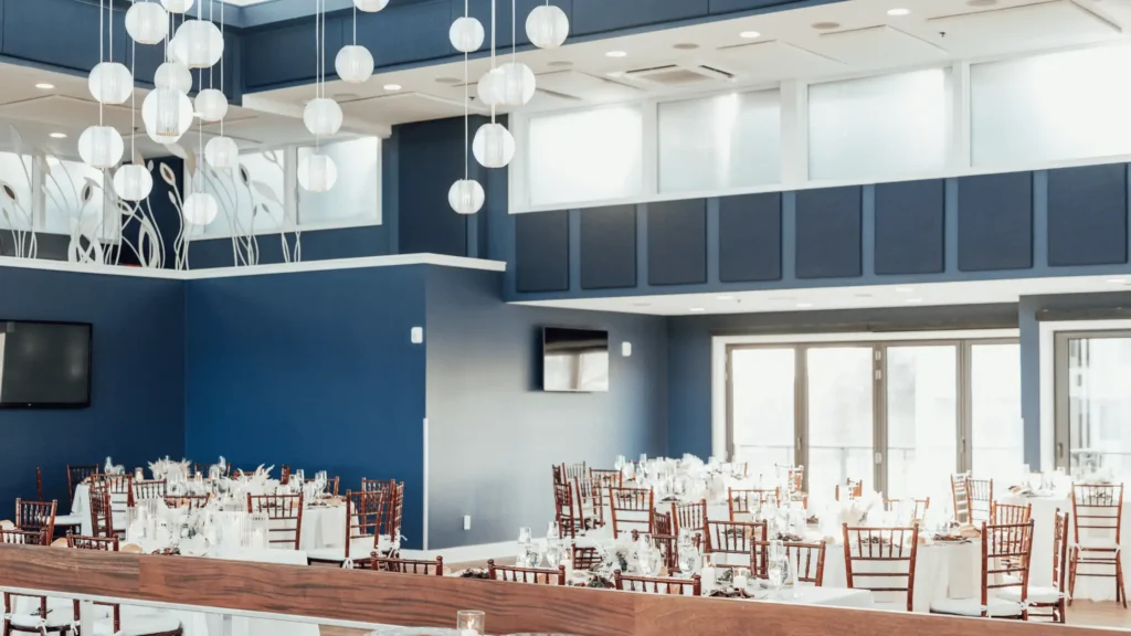 Ballroom luxury wedding venue at ICONA Windrift